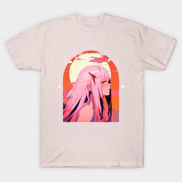 Enchanted Dreams Anime Girl T-Shirt by gibah